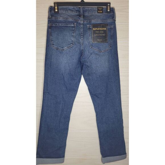 RACHEL Rachel Roy Kindness Mid-Rise Girlfriend Jeans Size 6 NEW - Picture 2 of 6